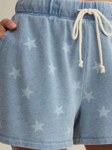 ZSupply Written Stars Short-Ocean Air Indigo