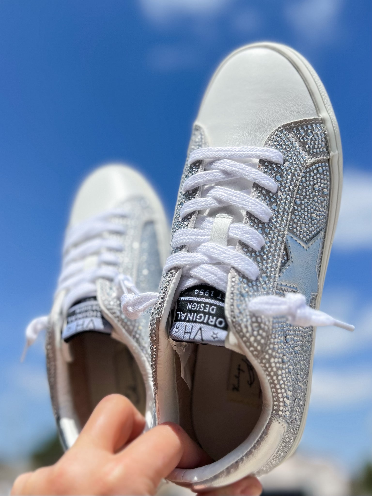 Flair Star Sneakers- Chrome Silver