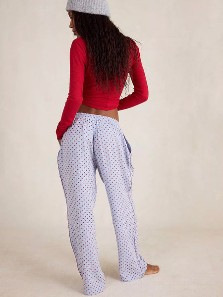 Free People Be Mine Pants - Blue Combo