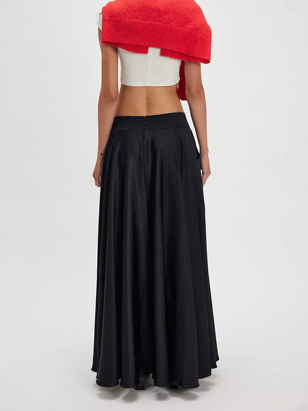 Free People Chilco Maxi Skirt - Black