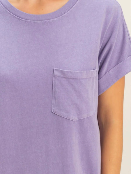 T Shirt Dress- Purple T Shirt Dress- Purple