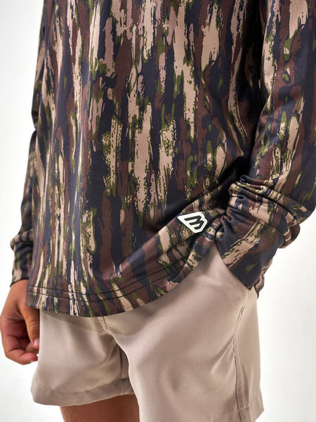 Burlebo Youth Performance Hoodie - Midland Camo