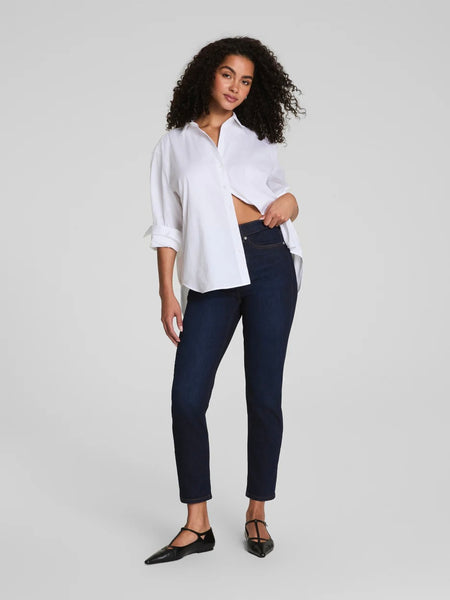 SPANX Poplin Oversized Button Down - Classic White