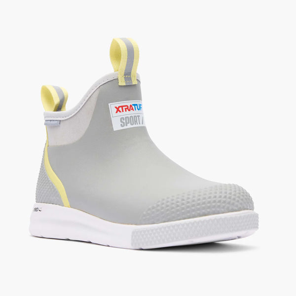XtraTuf Women’s Ankle Deck Boot Sport - Grey