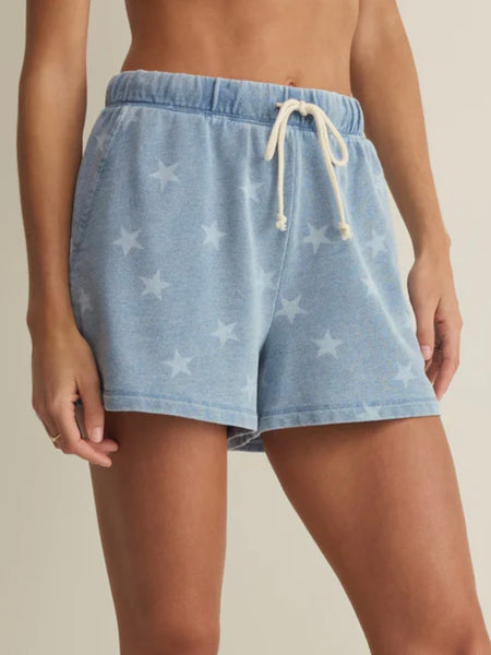 ZSupply Written Stars Short-Ocean Air Indigo