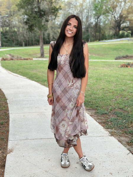 Free People Morning Dew Dress - Autumn Combo