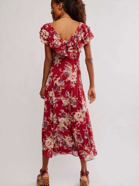 Free People Forsythia Maxi Dress - Richest Res Combo