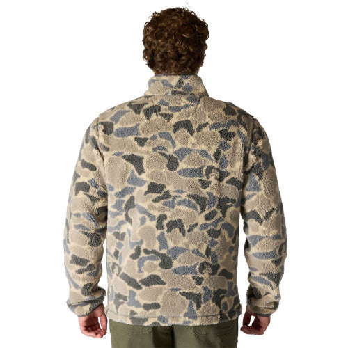 Carhartt Men's Loose Fit Fleece Pullover - Khaki Vintage Camo