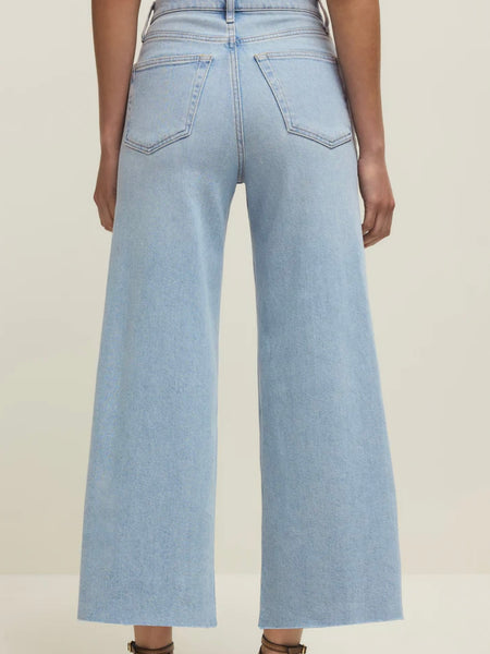 ZSupply Nova High Rise Denim Crop Pant - Azul