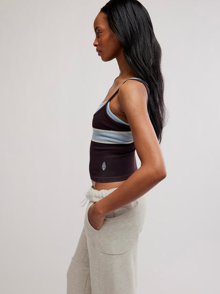 All Clear Coastline Cami Stripe - Chocolate Combo