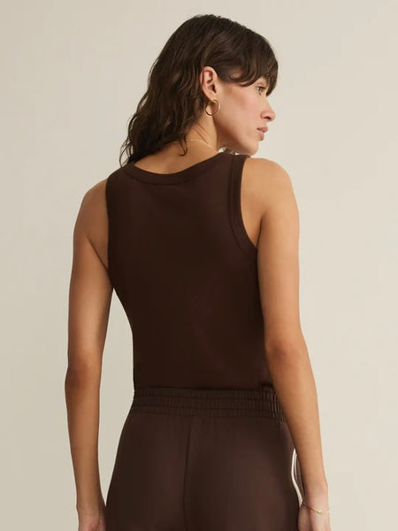ZSupply Select Airy Tank - Chocolate Cherry