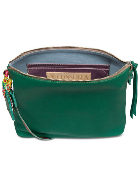 Teal Downtown Crossbody