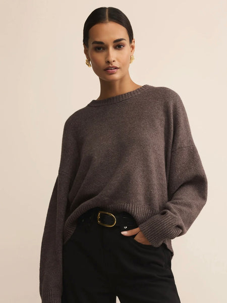 ZSupply Cirrus Cozy Sweater - Burnt Ash Heather