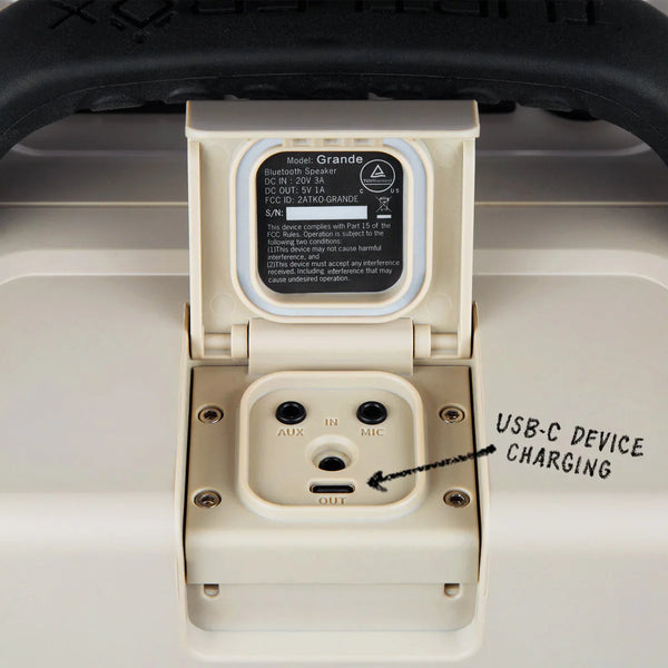 Turtlebox Grande Portable Speaker - Tan