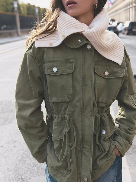Free People Marlow Surplus Jacket - Olivine