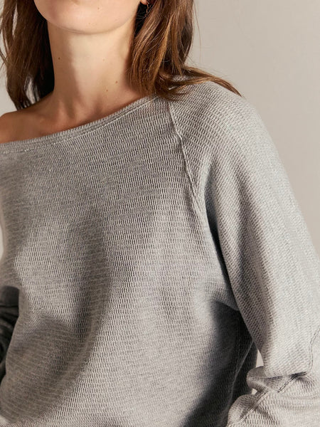 Free People Jess Long Sleeve - Heather Grey