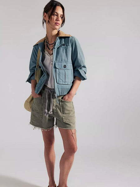 Free People Moxie Barrel Shorts - All Colors