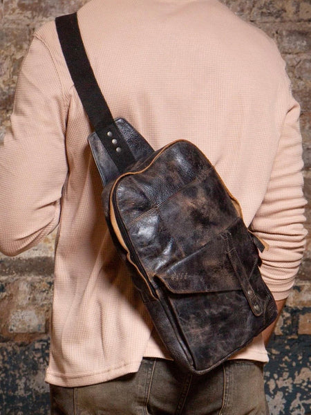 Boss Crossbody- Black Lux