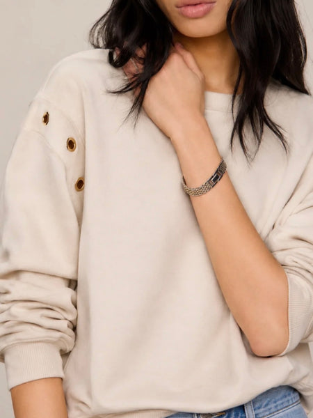ZSupply Axel Grommet Sweatshirt - Sandstone