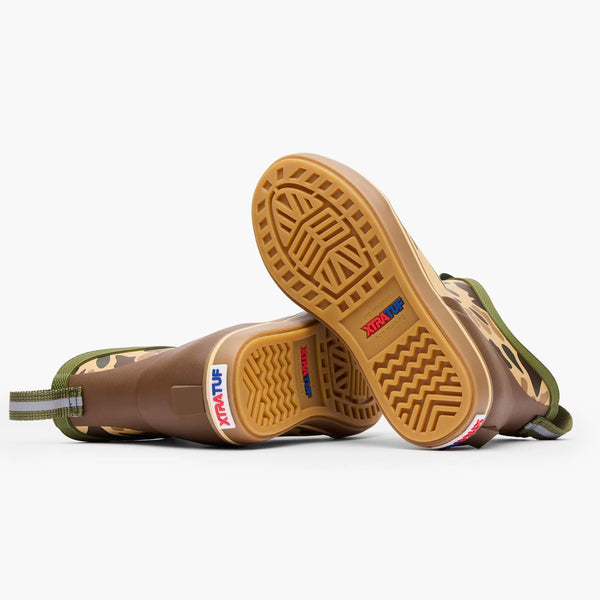 XtraTuf Kids’ Ankle Deck Boot -  Duck Camo
