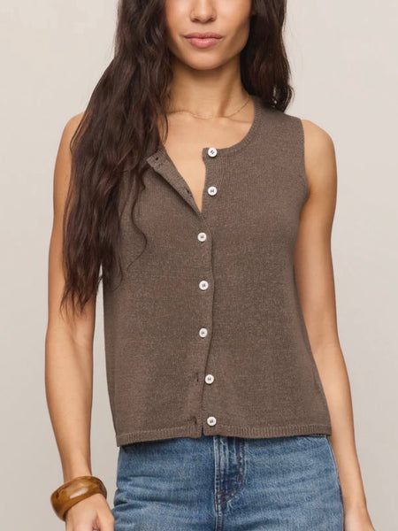 ZSupply Syd Sweater Vest - Pebble Coast