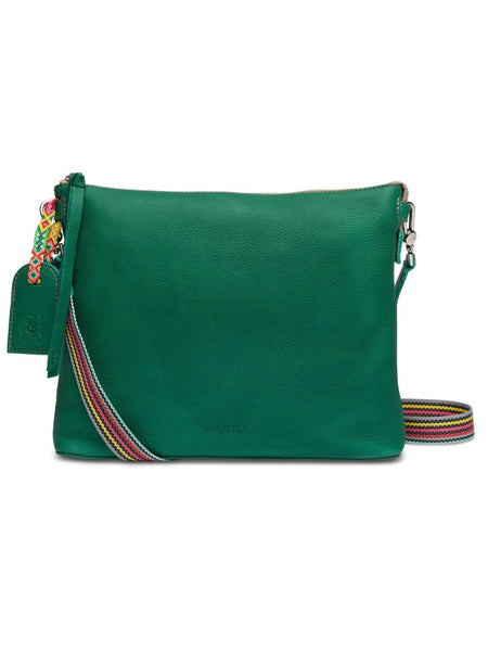 Teal Downtown Crossbody