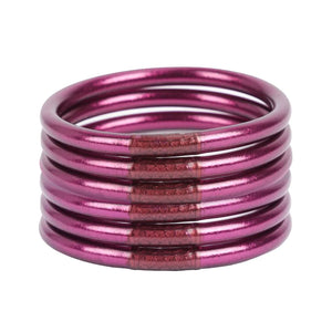 Budha Girl All Weather Bangles- Amethyst