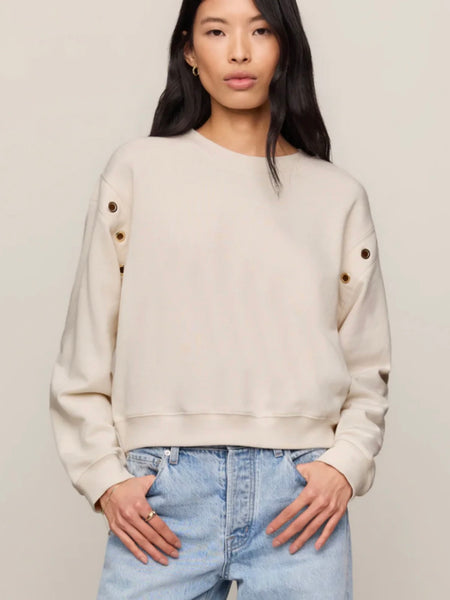 ZSupply Axel Grommet Sweatshirt - Sandstone