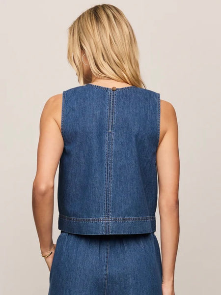 ZSupply Sun Seeker Denim Tank - Deep Water