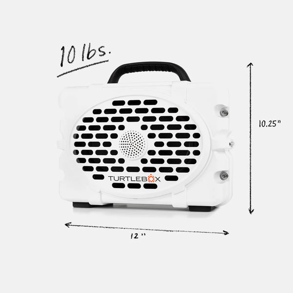 Turtlebox Original Gen 3 Portable Speaker - White