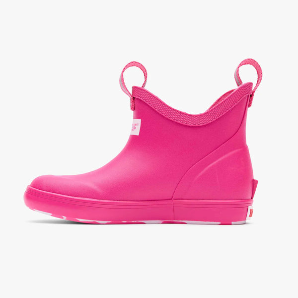 XtraTuf Kids’ Ankle Deck Boot - Neon Pink