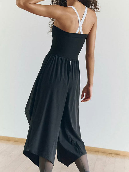 Free People Way Back Convertible One-Piece - Black