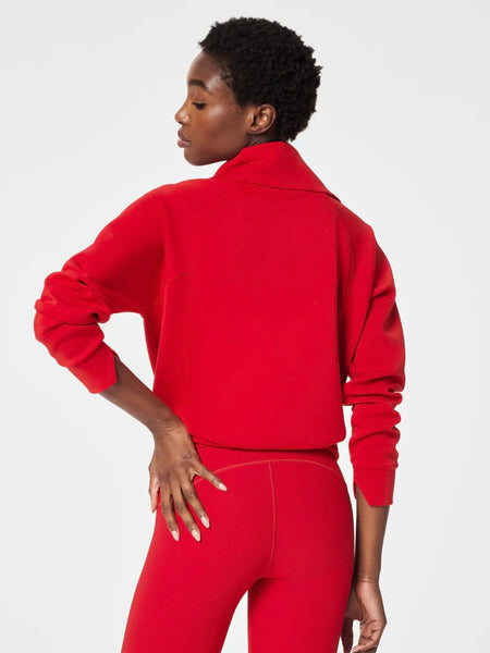 SPANX AirEssential Half Zip - Spanx Red