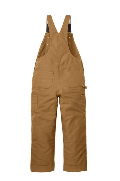 Carhartt Firm Duck Insulated Bib Overall - Carhartt Brown