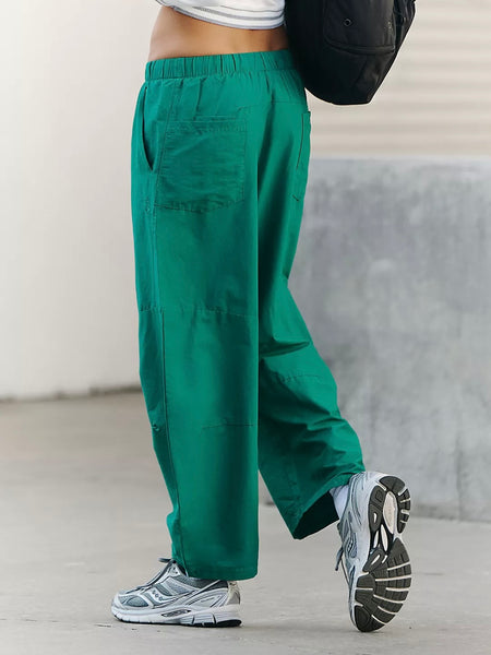 Free People Game Day Pants - Green Glow