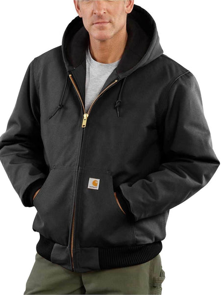 Carhartt Men's Iconic J140 Firm Duck Active Jacket - Black