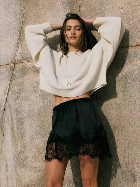 Free People Meet Me In The Middle Mini Skirt