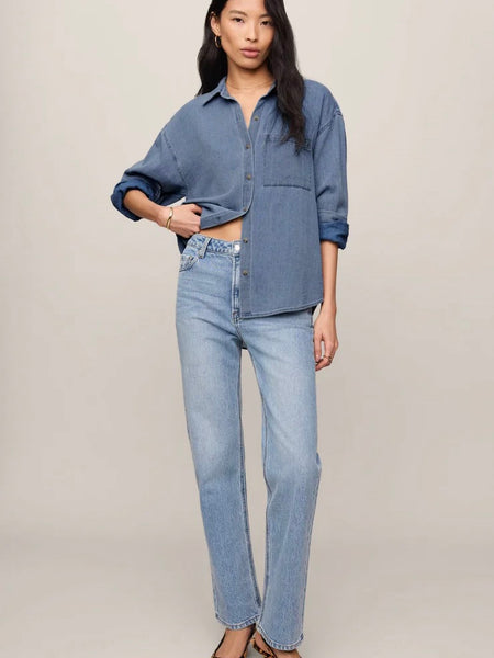 ZSupply The Perfect Twill Button Up - Classic Indigo