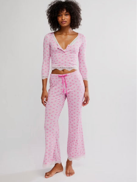 Free People Stolen Dance Sleep Set - Candy Lilac