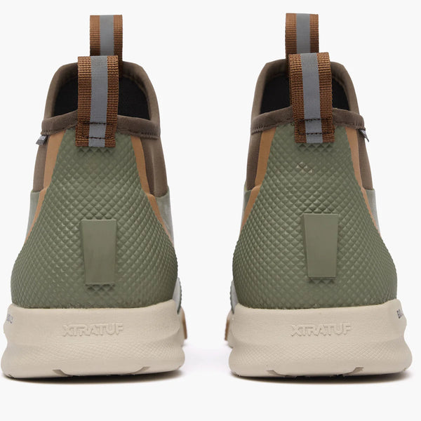 XtraTuf Men’s Ankle Deck Boot Sport - Olive