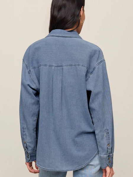 ZSupply The Perfect Twill Button Up - Classic Indigo
