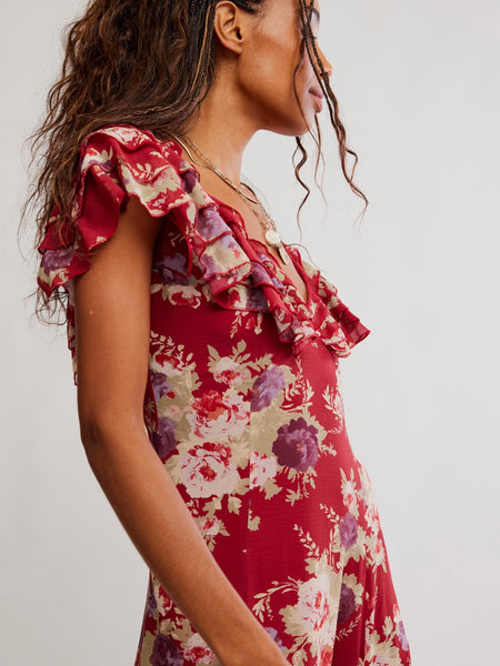 Free People Forsythia Maxi Dress - Richest Res Combo