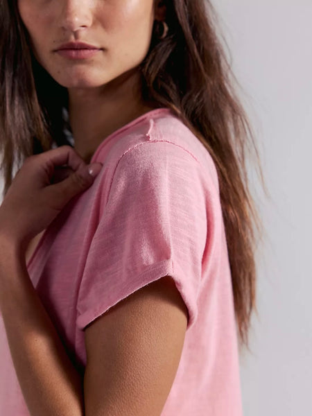 Free People Take 2 Tee - Rose Oil
