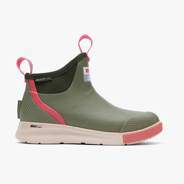 XtraTuf Women’s Ankle Deck Boot Sport - Olive