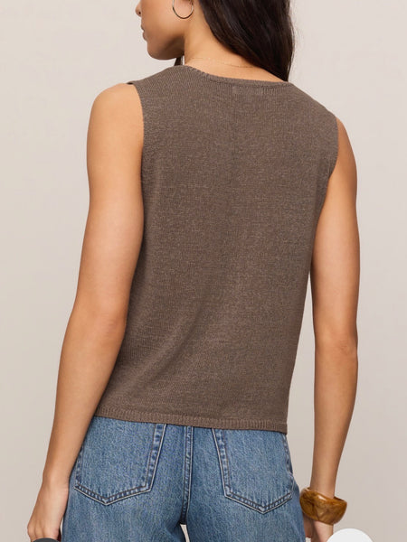 ZSupply Syd Sweater Vest - Pebble Coast
