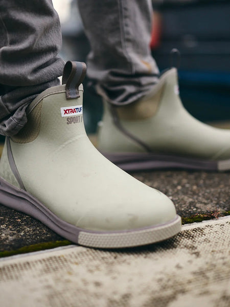 XtraTuf Men’s Ankle Deck Boot Sport - Stone