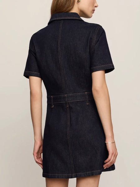 ZSupply The Crush Denim Dress - Midnight Air