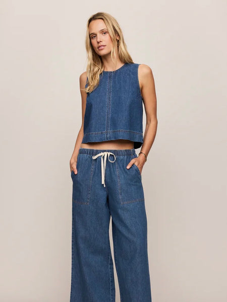 ZSupply Sun Seeker Denim Tank - Deep Water