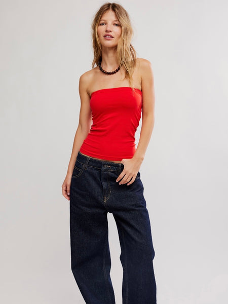 Free People Carrie Tube - High Risk Red