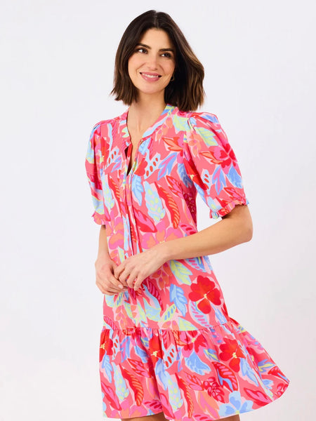 Natalia Dress- Fiji Breeze Pink